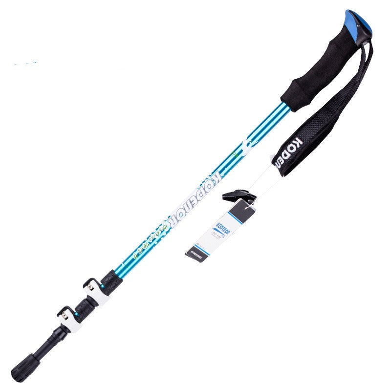 Aluminum alloy trekking pole straight handle