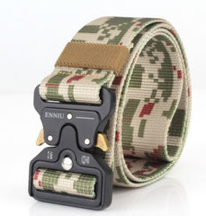 ENNIU tactical belt, men's army fans tactical belt, multi function nylon outdoor training belt