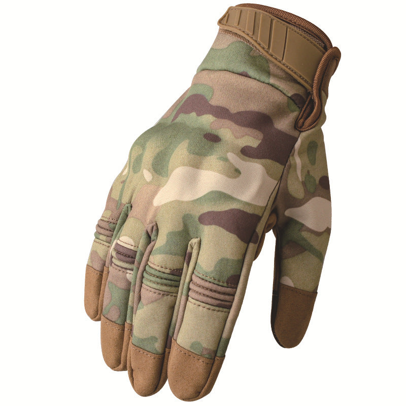 Outdoor tactical touch screen gloves