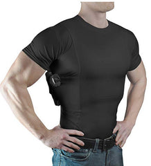 Men's And Women's Concealed Holster Tactical High Elastic T-Shirt