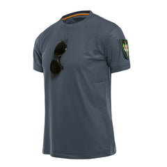 Outdoor T-shirt Men's Loose Round Neck Tactical Short Sleeve