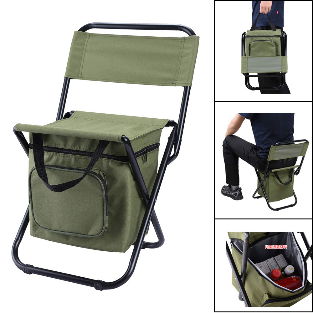 Folding Fishing Chair Backpack Insulation