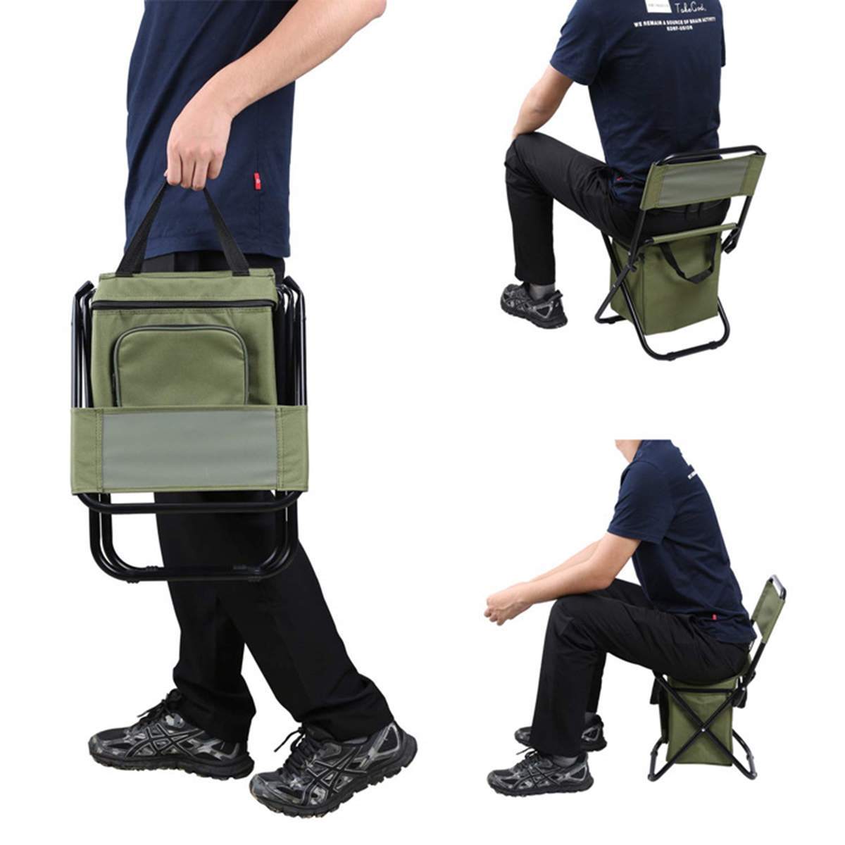 Folding Fishing Chair Backpack Insulation