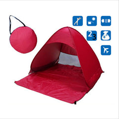 Tent Free To Build Camping Beach Sunscreen Tent Quick  Outdoor Camping Tent