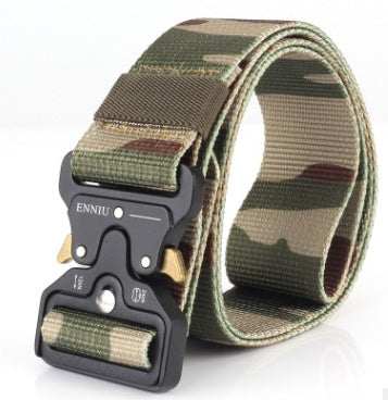 ENNIU tactical belt, men's army fans tactical belt, multi function nylon outdoor training belt