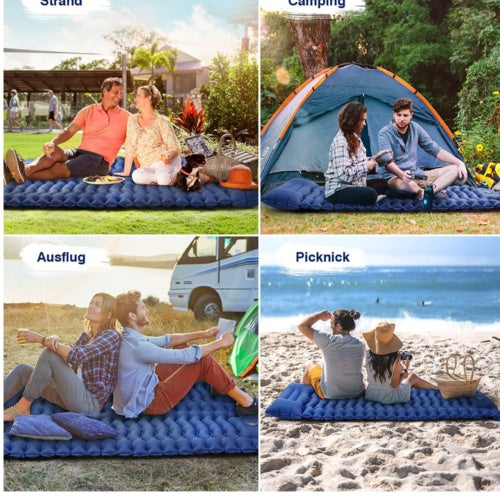 Outdoor Self-Inflating Inflatable Camping Mattress Hiking Camping Mat Air Bed