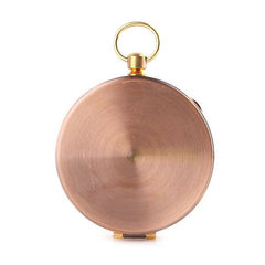 Bronze flip compass