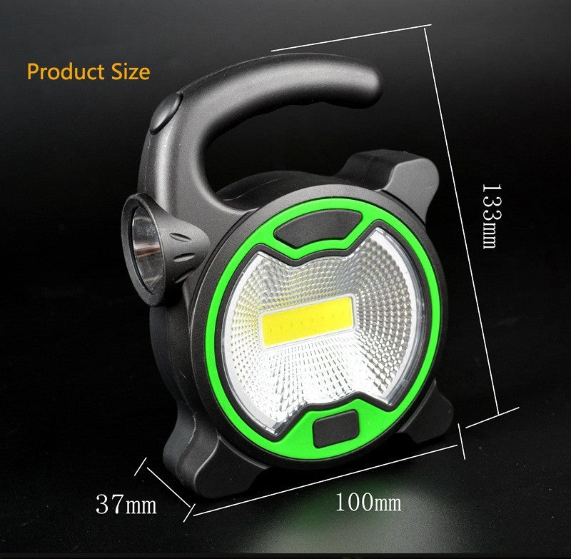 Multifunctional COB Camping Lantern Power Torch