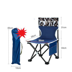 Outdoor Folding Chair Portable Camping Equipment Backrest