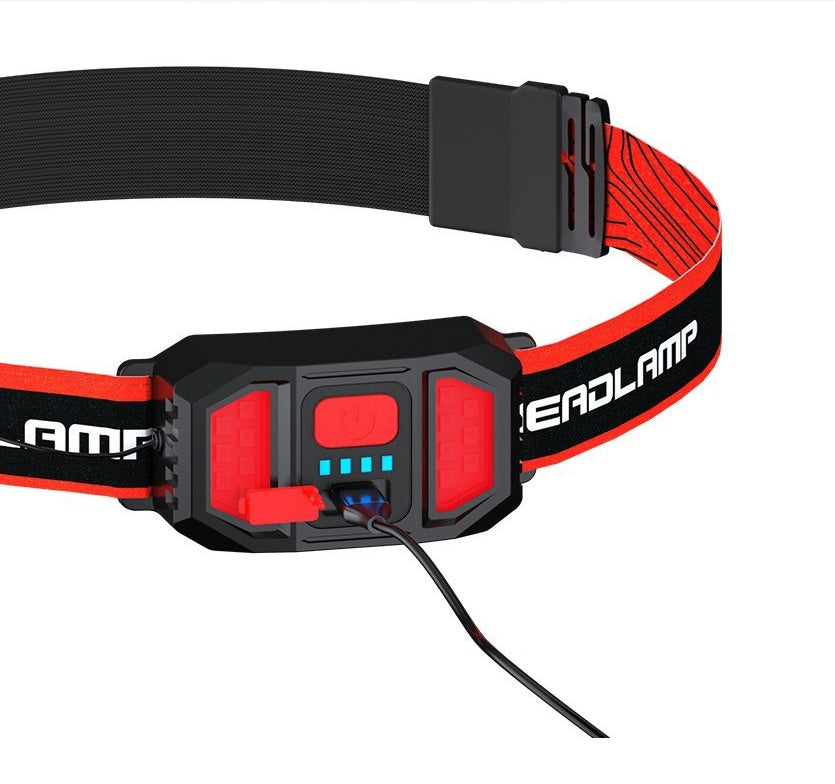 Mini Head-mounted Running COB Major Headlamp