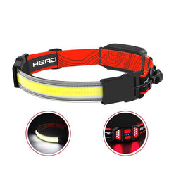 Mini Head-mounted Running COB Major Headlamp