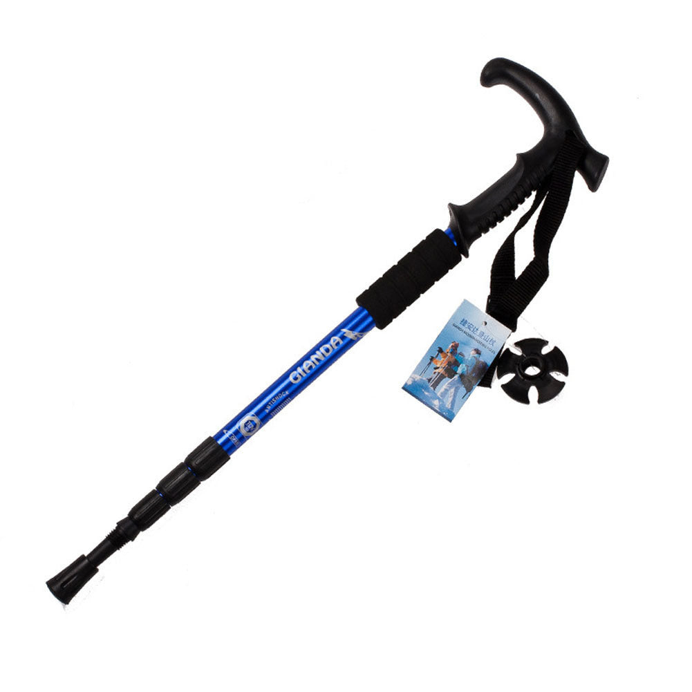 Retractable Professional Grade Outdoor Aluminum Alloy Trekking Pole