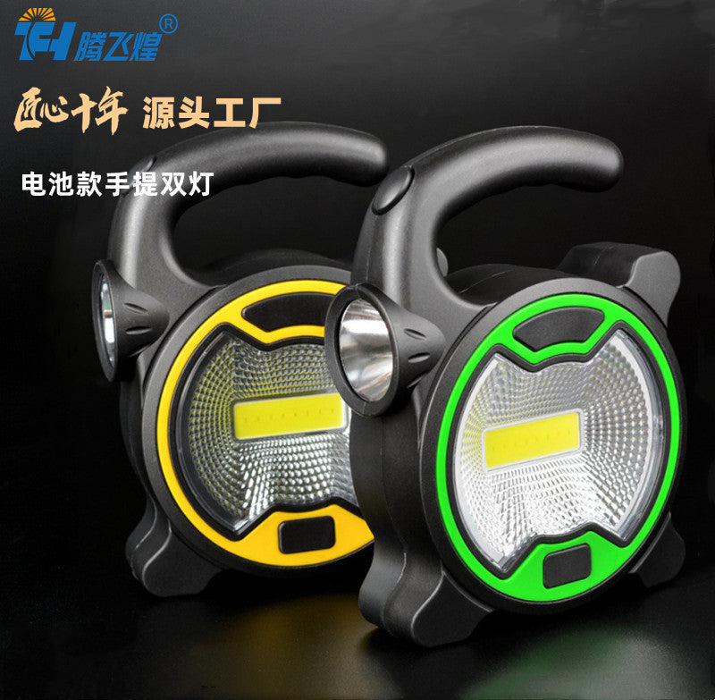 Multifunctional COB Camping Lantern Power Torch