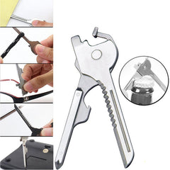 Outdoor Multi-functional Keychain Multi-function Tool 6-in-1 Folding Knife