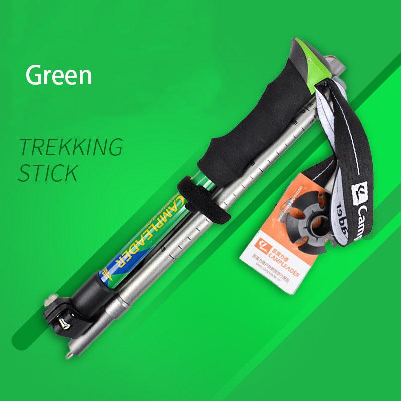 Outdoor Lightweight Outer Lock 5-section Folding Trekking Pole