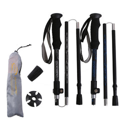 Outdoor Folding Five-section Straight Trekking Pole Trekking Pole