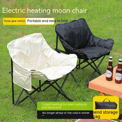 Heating Camping Sketch Moon Chair