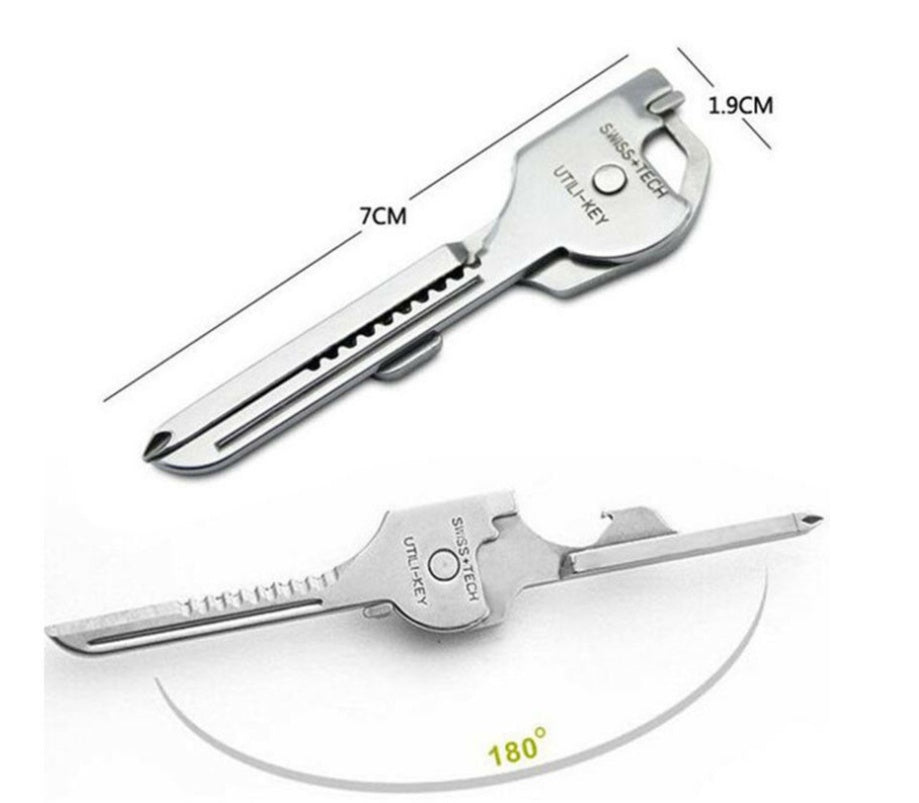 Outdoor Multi-functional Keychain Multi-function Tool 6-in-1 Folding Knife