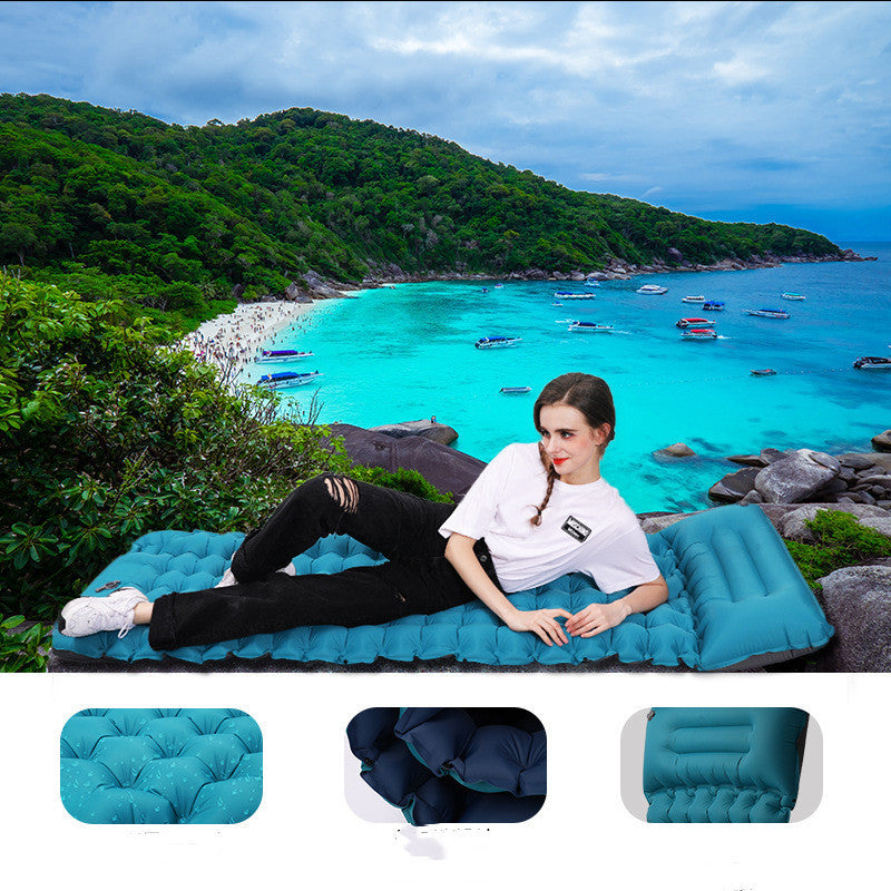 Outdoor Air Mattress Camping Sleeping Pad 40D Nylon