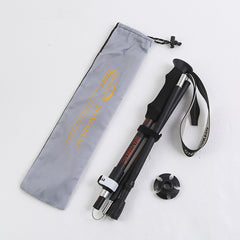 Outdoor Folding Five-section Straight Trekking Pole Trekking Pole