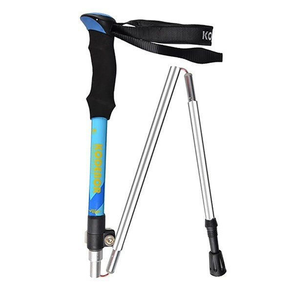 Aluminum Alloy 5-section Folding Trekking Pole Outer Lock