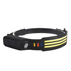 Dual-light Silicone Sensor Headlamp Charging Outdoor Riding