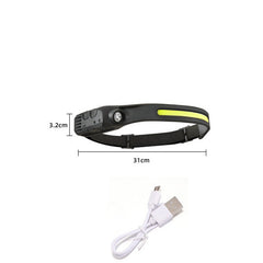 Silicone Sensing Headlamp Outdoor Running And Fishing